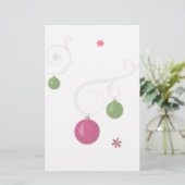 静止したオーナメント 便箋 (スタンド正面)