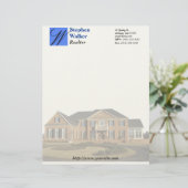 静止したカスタムな不動産 レターヘッド (スタンド正面)