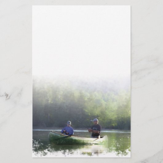 -静止したカヌーをこぐこと 便箋 (正面)