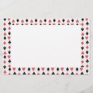 静止したカード 便箋