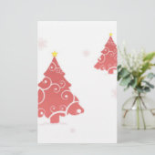 静止したクリスマスツリー 便箋 (スタンド正面)