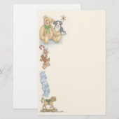 静止したクリスマス 便箋 (正面/裏面)