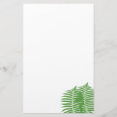静止したシダの枝 便箋 (正面)