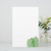 静止したシダの枝 便箋 (スタンド正面)