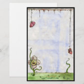 静止したゾンビの花 便箋 (正面/裏面)