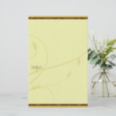 静止したトンボの華麗さ 便箋 (スタンド正面)