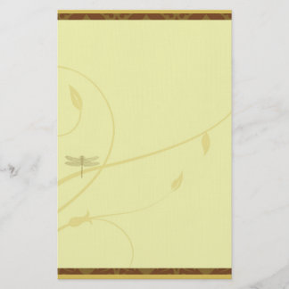 静止したトンボの華麗さ 便箋