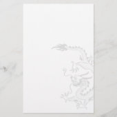 静止したドラゴン 便箋 (正面)