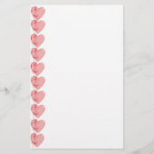 静止したハート 便箋 (正面)