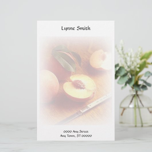 静止したパーソナライズな写真 便箋 (スタンド正面)