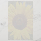 静止したヒマワリ 便箋 (正面)