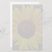 静止したヒマワリ 便箋 (正面/裏面)