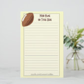 静止したフットボール 便箋 (スタンド正面)