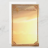 静止したプロヴィデンスの日が差すことの目 便箋 (正面/裏面)