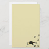 静止したペンギン 便箋 (正面/裏面)