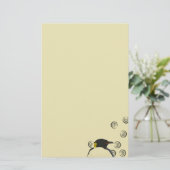 静止したペンギン 便箋 (スタンド正面)