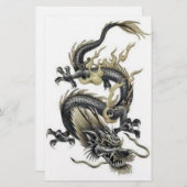 静止したメガドラゴン 便箋 (正面/裏面)