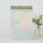 静止したヴィンテージアフリカ 便箋 (スタンド正面)