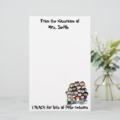 静止した先生の理由 便箋 (スタンド正面)