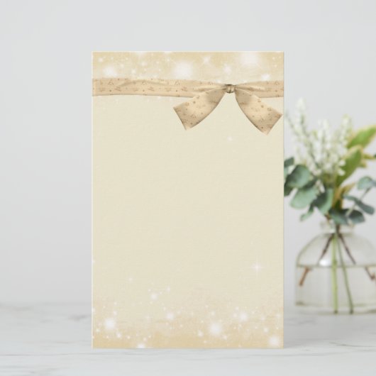 静止した冬の雪 便箋 (スタンド正面)