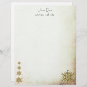 静止した名前入りな休日 レターヘッド (正面/裏面)