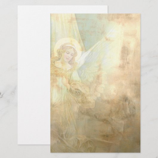 静止した天使 便箋 (正面/裏面)