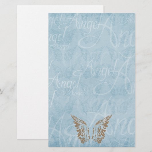 静止した天使 便箋 (正面/裏面)