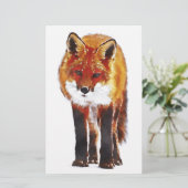 静止した孤孤の筆記用紙 便箋 (スタンド正面)