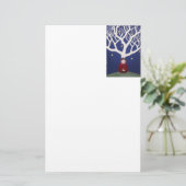 静止した星の木 便箋 (スタンド正面)