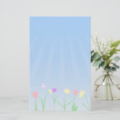 静止した春場面 便箋 (スタンド正面)