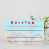 静止した最も大きいジンベイザメ 便箋 (スタンド正面)