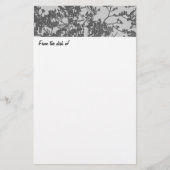 静止した枝 便箋 (正面)