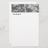 静止した枝 便箋 (正面/裏面)