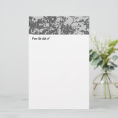 静止した枝 便箋 (スタンド正面)