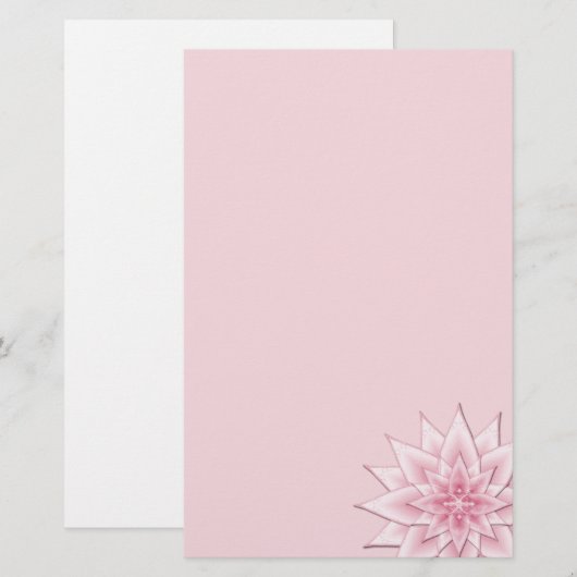 静止した桜 便箋 (正面/裏面)