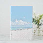 静止した熱帯ビーチ 便箋 (スタンド正面)