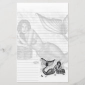 静止した真珠の宝物 便箋 (正面)