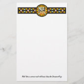 静止した砂漠の星のペンキの馬 便箋 (正面)