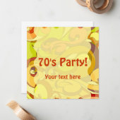 静止した素晴しい70s ノートカード (正面/裏面インサイチュ)