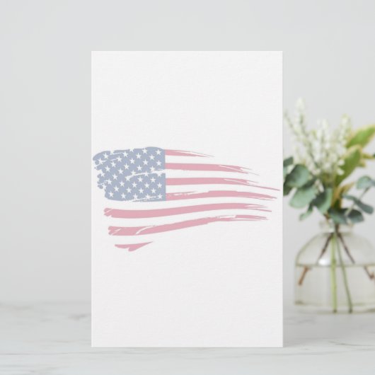 静止した自由 便箋 (スタンド正面)