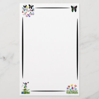 静止した自閉症の認識度 便箋