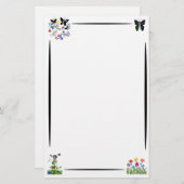 静止した自閉症の認識度 便箋 (正面/裏面)