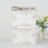 静止した蝶 便箋 (スタンド正面)