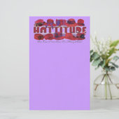 静止した赤い帽子 便箋 (スタンド正面)