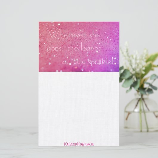 静止した輝き 便箋 (スタンド正面)