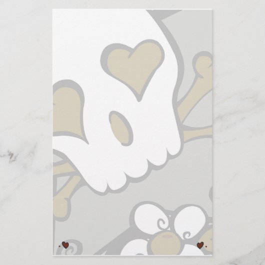 静止した都市スカル 便箋 (正面)