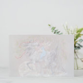 静止した-ユニコーンのバレンタイン 便箋 (スタンド正面)