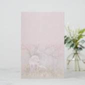 静止した-ユニコーンの春の開花 便箋 (スタンド正面)