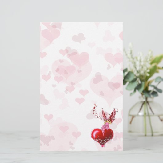 静止した 便箋 (スタンド正面)