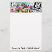 静止した- 66を母道18SQ導いて下さい 便箋 (正面)